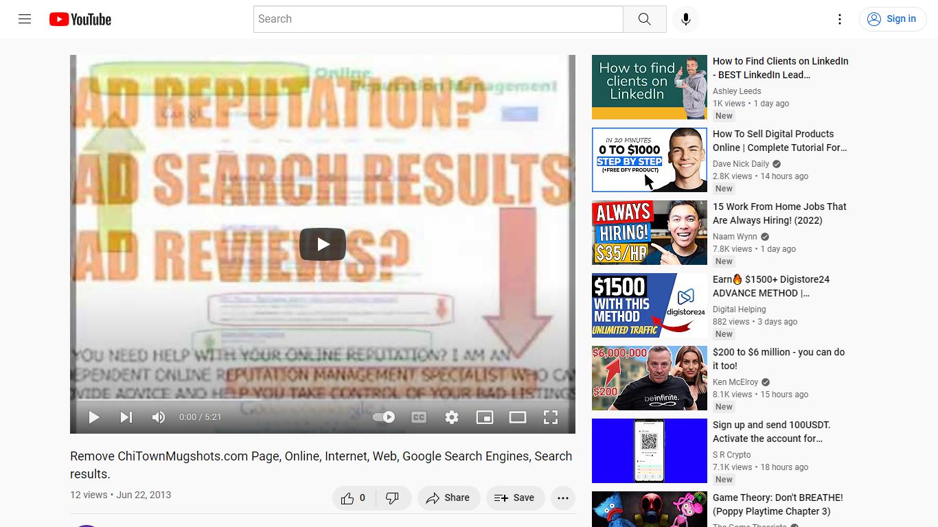 Remove ChiTownMugshots.com Page, Online, Internet, Web, Google Search ...